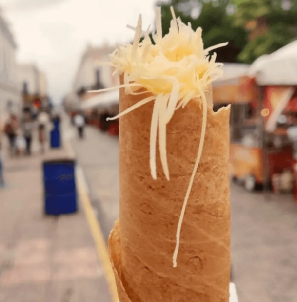 Así son las marquesitas de Yucatán